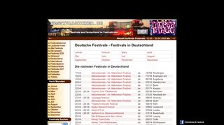 
                            5. Deutsche Festivals - Festivals in Deutschland - Festivalticker