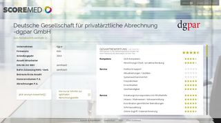 
                            5. Deutsche Gesellschaft für privatärztliche Abrechnung -dgpar GmbH ...
