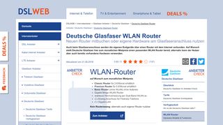 
                            9. Deutsche Glasfaser Router - WLAN Hardware für den FTTH Anschluss