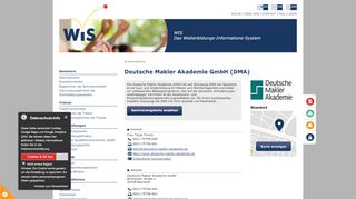 
                            2. Deutsche Makler Akademie gGmbH (DMA) - WIS - IHK