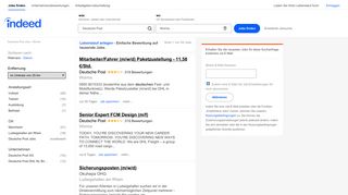 
                            12. Deutsche Post Jobs in Worms - Februar 2019 | Indeed.com