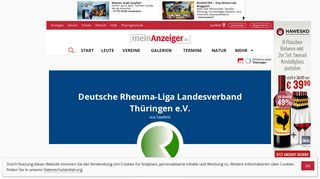 
                            8. Deutsche Rheuma-Liga Landesverband Thüringen e.V. aus Saalfeld ...