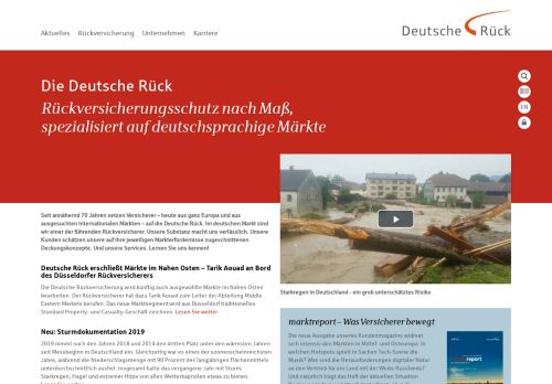 
                            2. Deutsche Rück: Homepage
