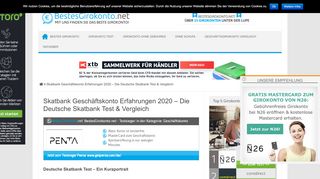 
                            12. Deutsche Skatbank Geschäftskonto Erfahrungen im Test » Bewertung