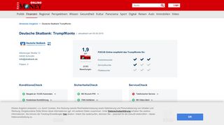 
                            9. Deutsche Skatbank Girokonto: Erfahrungen und Konditionen | FOCUS