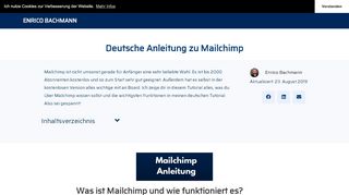 
                            13. Deutsche Tutorial Anleitung zu Mailchimp (4 Schritten zum Erfolg)