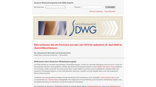 
                            1. Deutsche Wirbelsäulengesellschaft (DWG) Register