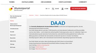 
                            12. Deutscher Akademischer Austauschdienst: DAAD-Alumni ...