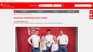 
                            8. Deutscher Gründerpreis - Du machst das Spiel. - Sparkasse ...