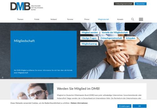 
                            2. Deutscher Mittelstands-Bund (DMB) | Mitgliedschaft | Als DMB-Mitglied ...