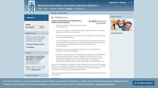 
                            8. Deutscher Orthopäden-Verband e.V. - Partner: kohlpharma