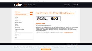 
                            10. Deutscher Sportausweis - Sixt