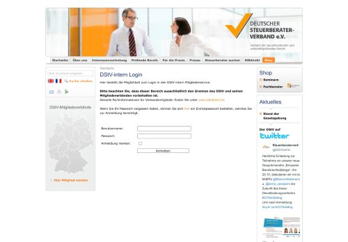 
                            8. Deutscher Steuerberaterverband e.V. - commBLUE Login