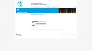 
                            2. Deutsches Elektronen-Synchrotron DESY - Login Required - DESY - IT