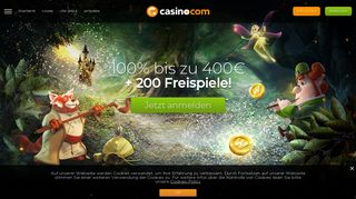 
                            3. Deutsches Online Casino | bis 400 € Bonus | Casino.com