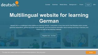 
                            2. deutsch.info: A multilingual website to learn German