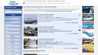 
                            4. Deutschland Motorboot-Charter - Motoryacht mieten - Happycharter