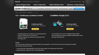 
                            8. Deutschland > Samplitude > Audio Production > MAGIX Pro