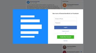 
                            13. Deutschlandfunk - In rund vier Stunden betritt der DLF... | Facebook
