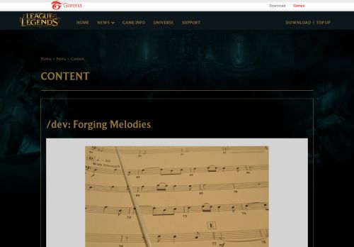 
                            9. /dev: Forging Melodies | LOL