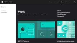 
                            7. Develop for the Web - Material Design - Material.io