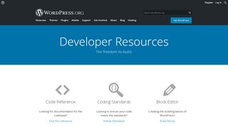 
                            1. Developer WordPress - WordPress.org