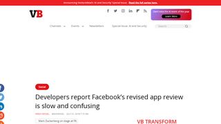 
                            7. Developers report Facebook's revised app review is slow and ...