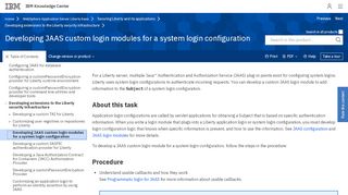 
                            7. Developing JAAS custom login modules for a system login configuration