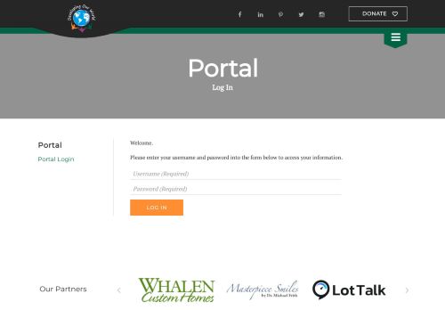 
                            6. Developing Our World : Portal : Portal Login