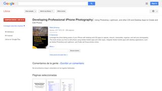 
                            8. Developing Professional iPhone Photography: Using Photoshop, ...