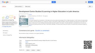 
                            13. Development Centre Studies E-Learning in Higher Education in Latin ...