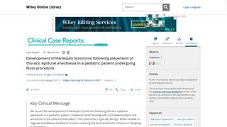 
                            11. Development of Harlequin Syndrome following placement of thoracic ...