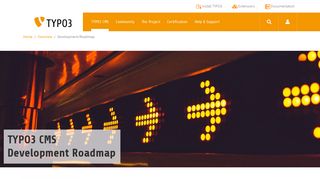 
                            11. Development Roadmap for TYPO3 CMS - typo3.org