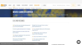 
                            8. Devex Career Center | Devex