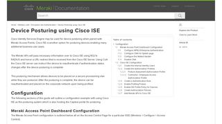 
                            10. Device Posturing using Cisco ISE - Cisco Meraki