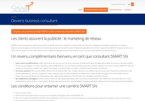 
                            4. Deviens business consultant | Smart Services Network