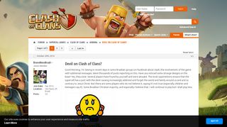 
                            1. Devil on Clash of Clans? - Supercell Community Forums