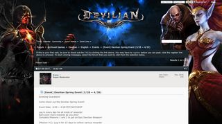 
                            2. Devilian Spring Event - GAMEVIL Forums