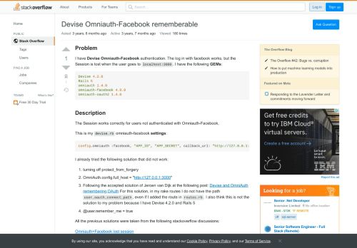 
                            5. Devise Omniauth-Facebook rememberable - Stack Overflow