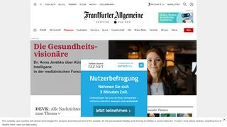 
                            8. DEVK aktuell: News der FAZ zum Versicherer