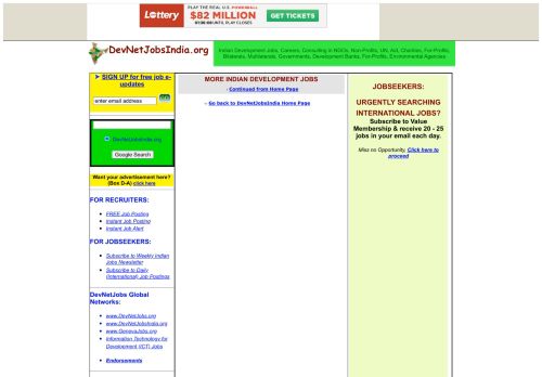 
                            11. DevNetJobs Indian Development, NGOs, Jobs, Consulting, UN, UNDP ...