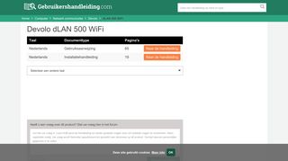 
                            7. Devolo dLAN 500 WiFi handleiding