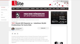 
                            4. Devolo WiFi Repeater ac - kabelloser WLAN-Problemlöser für harte ...