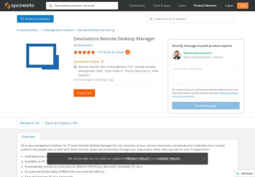 
                            10. Devolutions Remote Desktop Manager Specs, Pricing, Reviews ...