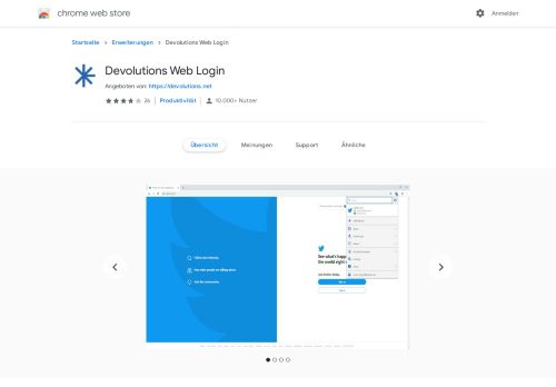 
                            12. Devolutions Web Login - Chrome Web Store - Google Chrome