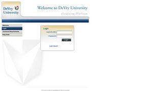 
                            5. DeVry University | LOGIN