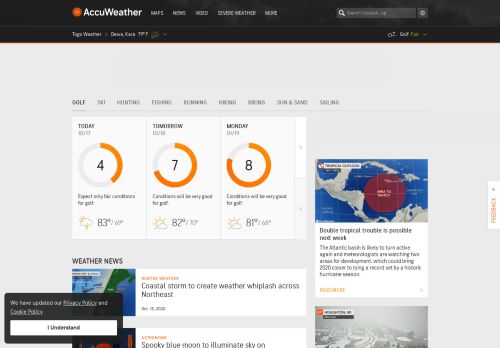 
                            12. Dewa Golf Weather Forecast - AccuWeather for Togo