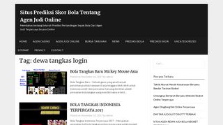 
                            10. dewa tangkas login Archives - Situs Prediksi Skor Bola Tentang Agen ...