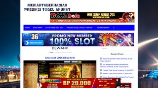 
                            8. DEWAHK Alternatif LINK 2018-2019 | Daftar Akun Togel Terpercaya