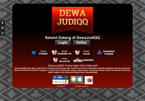 
                            12. DewaJudiQQ | Poker Online | Domino 99 | BandarQ Terpercaya